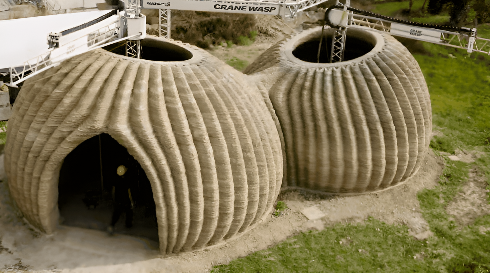 biodegradable shelters in the desert